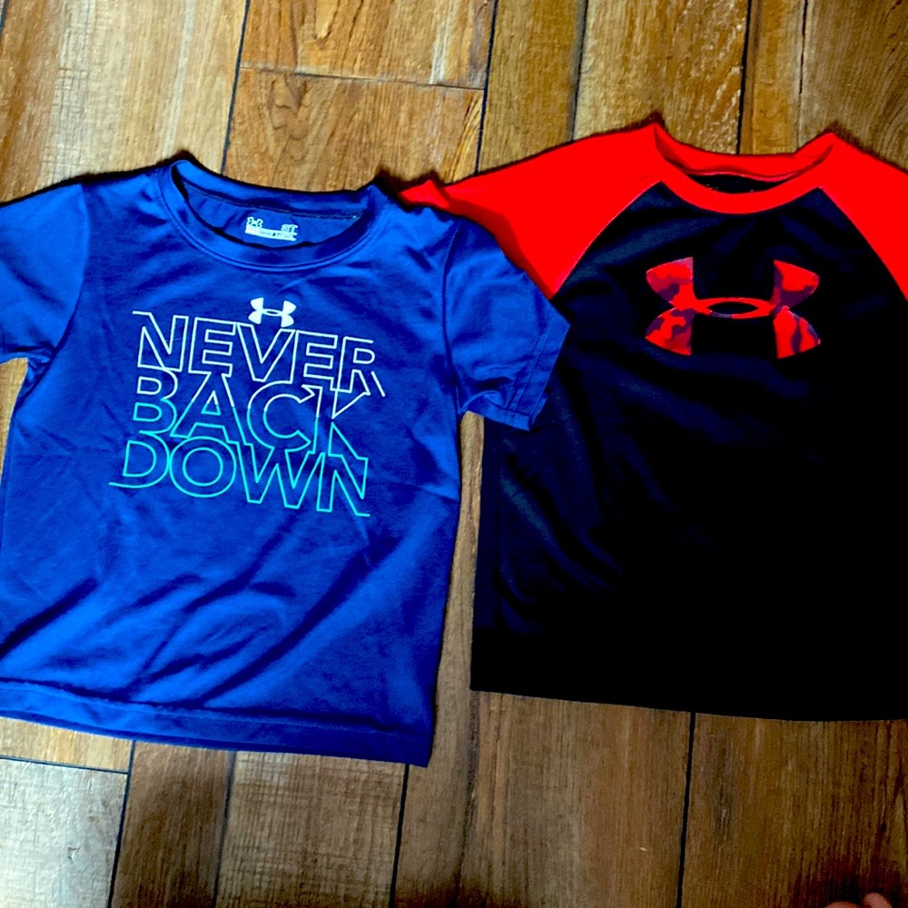 Toddler boys dri-fit under Armour shirt bundle 3T